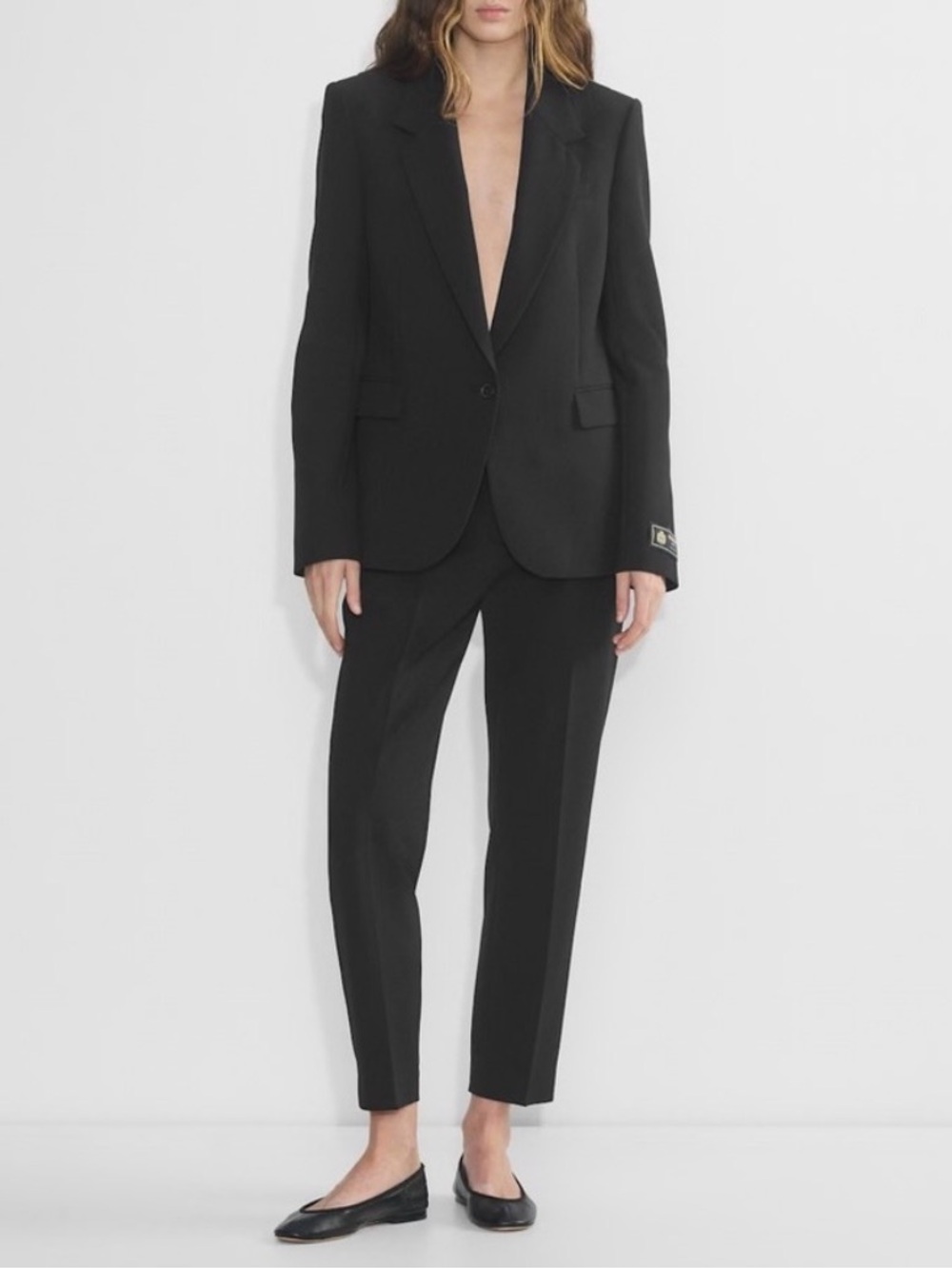 Aritzia Babaton Markova Pant Black Pants 10 - Picture 2 of 7